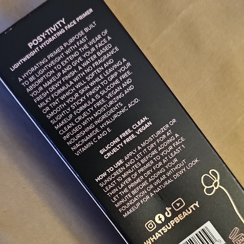 NIB Whats UP BEAUTY Face Primer Color: Posy-tivity - Picture 4 of 5